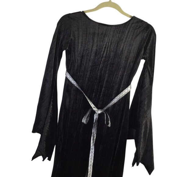 California Costumes Vampire Girl Halloween Costume Black Velvet Dress Child Med - Picture 4 of 6